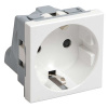 Праймер белый розетка кабель-канал 1-мест заземление IP20 2мод